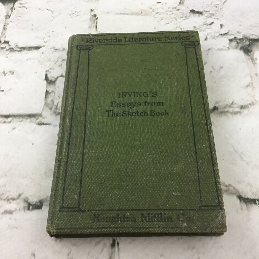 Irving's Essays From The Sketch Book Vintage 1891‎ Hardcover Cloth Edition